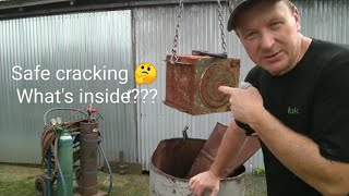 Safe Cracking 🤔 Whats inside this 350 strong box [upl. by Eusoj]