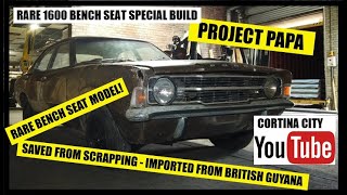 PROJECT PAPPA EP1  MK3 Ford Cortina restoration [upl. by Yticilef]