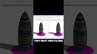 COPY REVIT VIEW FILTERS shorts revit nonicatab nonicaio [upl. by Enneicul]