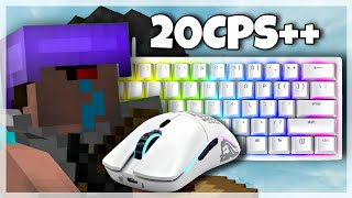 Keyboard And Mouse Sounds ASMR Solo BedWars 2 [upl. by Uahc]