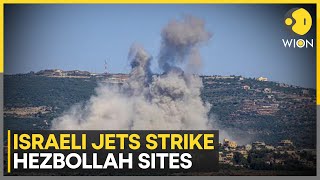 Israel vs Hezbollah Conflict IDF strikes Hezbollah targets in southern Lebanon  WION News [upl. by Bak]