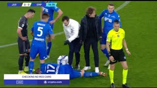 Cartellino rosso Arkadiusz Milik JuventusEmpoli 11 Tutti i gol e gli highlights dettagliati [upl. by Lleksah]