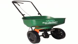 Lesco High Wheel Fertilizer Spreader with Manual Deflector 101186 Replaces [upl. by Nahpos]