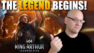 KING ARTHUR COMES TO LIFE First Gameplay Look  King Arthur Legends Rise [upl. by Beckett]