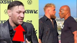 Conor McGregor Brutally Honest On Jake Paul Vs Mike Tyson [upl. by Ahsas127]