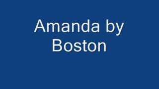 Amanda by Boston with lyrics [upl. by Lais]