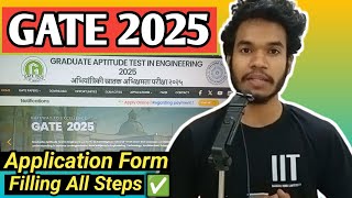 GATE 2025 APPLICATION FORM Filling Step by Step Procedure Payment SuccessfulGATE 2025 Form Fill Up [upl. by Ynnaj]