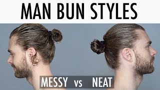 MÄNNERFRISUREN ● 6 einfache MAN BUN STYLES  DANIEL KORTE [upl. by Dietz]