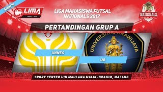 UNNES vs UB di LIMA Futsal Nationals 2017 Mens [upl. by Eikcuhc]