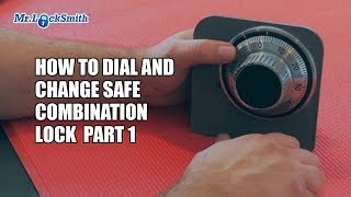 How to Dial and Change Safe Combination Lock Part 001  Mr Locksmith Training Video [upl. by Tima]