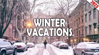 Winter Vacations 10 Best Places To Visit in USA During Winter Holidays [upl. by Aleiram]