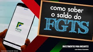 Como consultar saldo do FGTS saque imediato e saque aniversário pelo aplicativo [upl. by Corbie627]