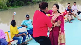 নৌকা পিকনিকের মজায় অনেক  Jole Agun Bukete  জ্বলে আগুন বুকেতে  নাচে গানে ভরপুর নৌকা পিকনিক [upl. by Brownson]