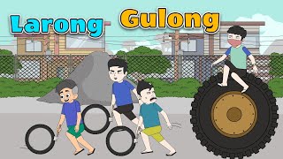 Larong Gulong Gulongan 90s  Pinoy Animation [upl. by Suiravat940]