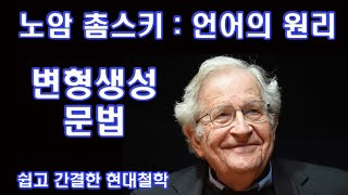 노암 촘스키  인간의 언어는 어떻게 가능한가변형생성문법 쉽고 간결한 현대철학 [upl. by Alleacim274]