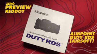 AMZEROPREVIEW AIMPOINT DUTY RDS AIRSOFT [upl. by Deibel]