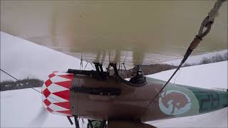 Nieuport 28 replica in winter [upl. by Ban]