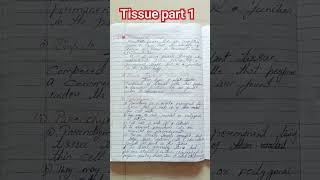 Notes Tissue part 1 class9th education motivation song music [upl. by Eicaj938]