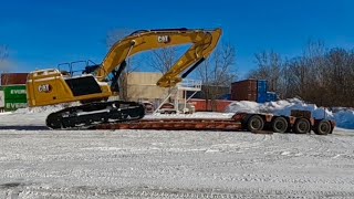 Moving some more Cat 352’s from the rail head including trailer build [upl. by Donall]