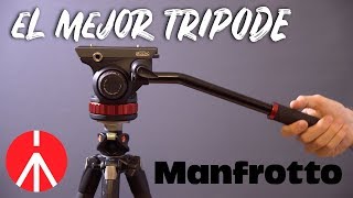 El mejor tripode para vídeo  Manfrotto MVH502 [upl. by Ativ]