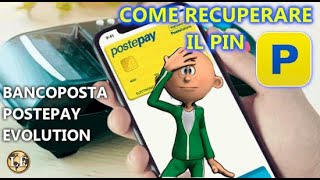 Postepay Come recuperare il PIN  e bancoposta [upl. by Esinehc]