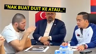 Khabib Tanya Direct TAK SANGKA Ini Jawapan MB Johor [upl. by Maxantia]