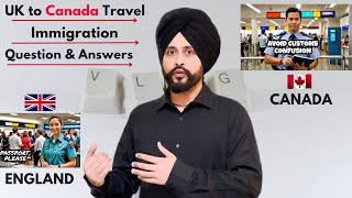 Top secrets airport customs questions 🇬🇧 🇨🇦 [upl. by Ettelrac]