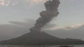 May 9 2020  Explosion  桜島 Sakurajima Volcano Japan  0531 JST [upl. by Isyad]