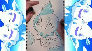 Vanillite Pokemon Fan Art [upl. by Uile]