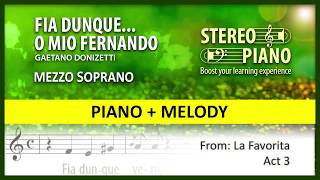 O mio Fernando  Donizetti Instrumental  Mezzo soprano [upl. by Ardeen379]