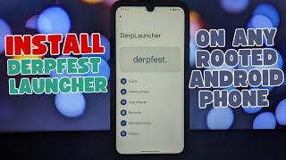 Derpfest Launcher MustHave Features for Rooted Android Power Users [upl. by Anifad360]