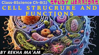 CELL STRUCTURE AND FUNCTIONS  NCERT  CBSE 202425  BY REKHA MA’AM [upl. by Nesyla]