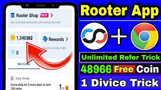 ROOTER APP UNLIMITED COINS IN TAMIL 2022 NEW TRICKS  HOW DO GET ROOTER APP UNLIMITED TRICKS TAMIL [upl. by Akcinahs]