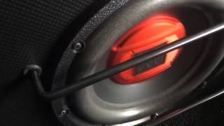 Dual ALB10 test 10 inch powered amplified subwoofer 300 watt [upl. by Arimak543]