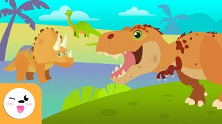 DINOSAURIOS para niños 🦖 Carnívoros herbívoros y curiosos 🦕 Recopilación [upl. by Notla]