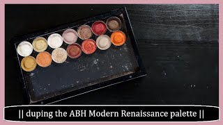 duping the Anastasia Beverly Hills Modern Renaissance palette [upl. by Uy]