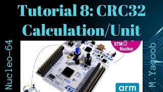 STM32 Nucleo  Keil 5 IDE with CubeMX Tutorial 8  CRC32 Calculation [upl. by Yenolem]