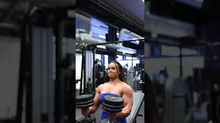 Building a strong chest  Melinda Lindmark Fitness shorts fitness bodybuilding gym brazil [upl. by Ab]