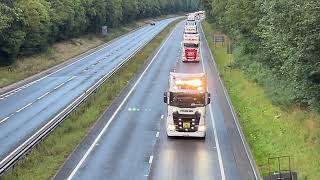 East Coast Truckers Convoy 2023 36th year  Return journey [upl. by Kriss]