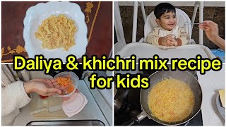 Healthy and weight gain recipe for babies and toddlers  khichdi recipe  daliya recipe for baby [upl. by Gretal35]