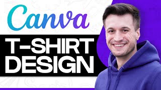 How To Create T Shirt Designs With Canva 2024 Tutorial for Beginners [upl. by Guyon]