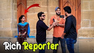 Rich Reporter Prank  Larkiyun ki Asliyat  Zaid Chulbula [upl. by Merri407]