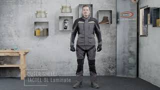 LONBORG  Waterproof adventure suit with TACTEL 3L Laminate [upl. by Aerdnahs608]