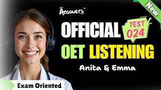 OET LISTENING TEST 25092024 oet oetexam oetnursing oetlisteningtest [upl. by Wallraff755]