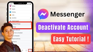 How to Deactivate Messenger Account  Deactivate Messenger [upl. by Payson]