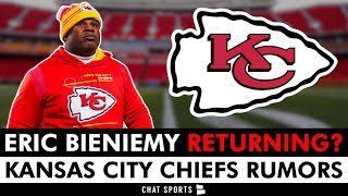 Chiefs Rumors Eric Bieniemy RETURNING To Kansas City Bieniemy Could Get Chiefs Assistant Coach Job [upl. by Amlez84]