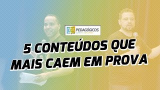 5 assuntos mais cobrados em prova para Professor  Descubra quais são e se prepare [upl. by Ytnom]