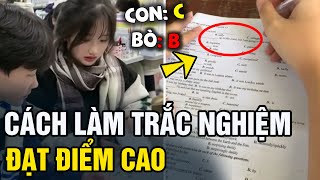 Nữ sinh bày cách làm bài THI TRẮC NGHIỆM tiếng Anh đạt điểm cao uy tín luôn  Tin 5s [upl. by Haldane]