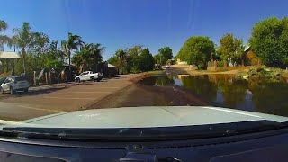 Driving through a flooded road in Upington South Africa Today [upl. by Ahsiea667]