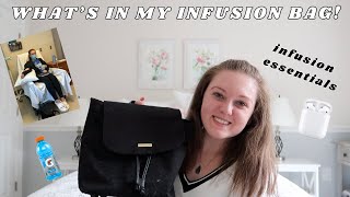 WHATS IN MY INFUSION BAG  infusion essentials [upl. by Bultman845]